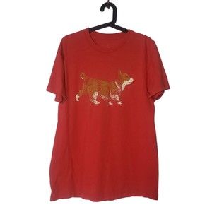 CORGI Red Short Sleeve T Shirt Size Medium